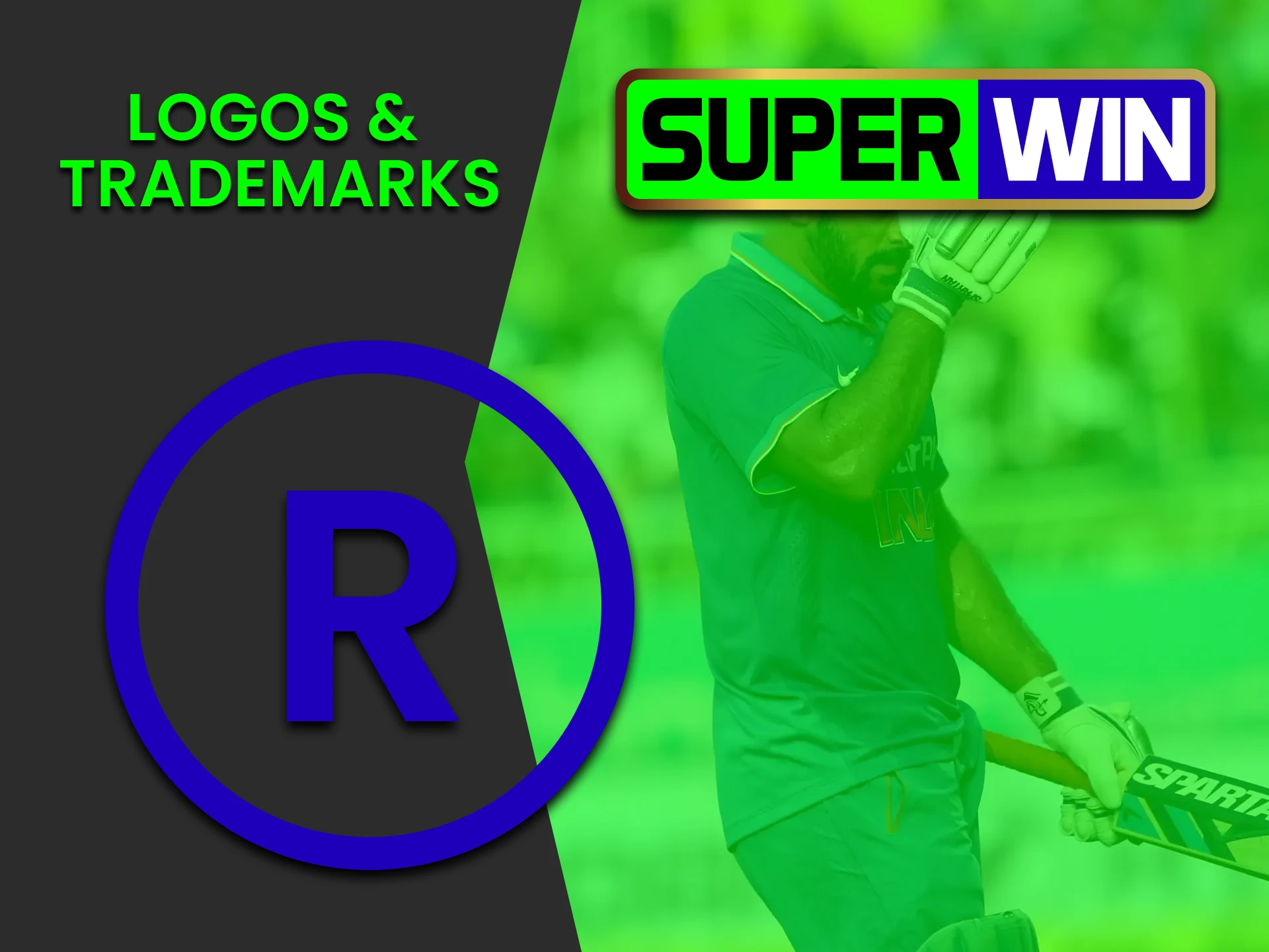 Find out who owns the trademarks on the Superwin website.