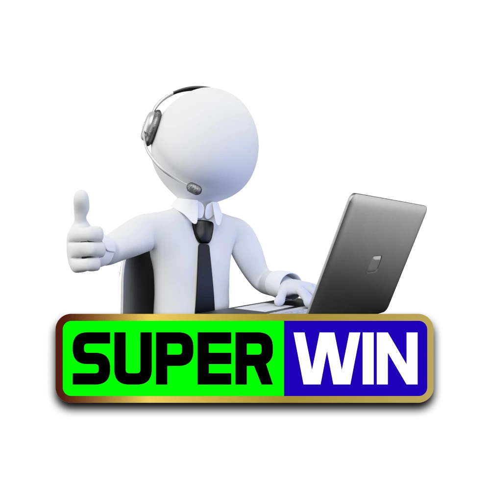 We will tell you how to contact the Superwin team.