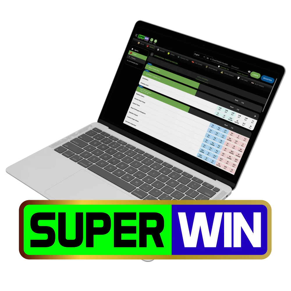 Is it possible to bet on IPL matches at SuperWin online casino.